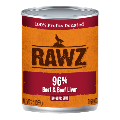 RAWZ 狗罐頭 牛肉+牛肝 全犬配方 96% Beef & Beef Liver Dog Canned 354g (RZDB354) 一箱12罐, 不散賣 (訂貨需時3-5天) RAWZ 狗罐頭 牛肉+牛肝 全犬配方 96% Beef & Beef Liver Dog Canned 354g (RZDB354) 一箱12罐, 不散賣 (訂貨需時3-5天)